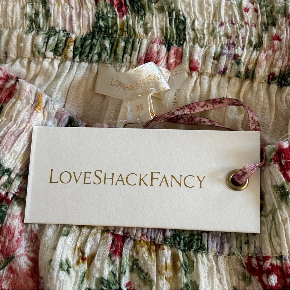 NWT LoveShackFancy Agnessa Skirt Shining Gemstone XS - Picture 5 of 13